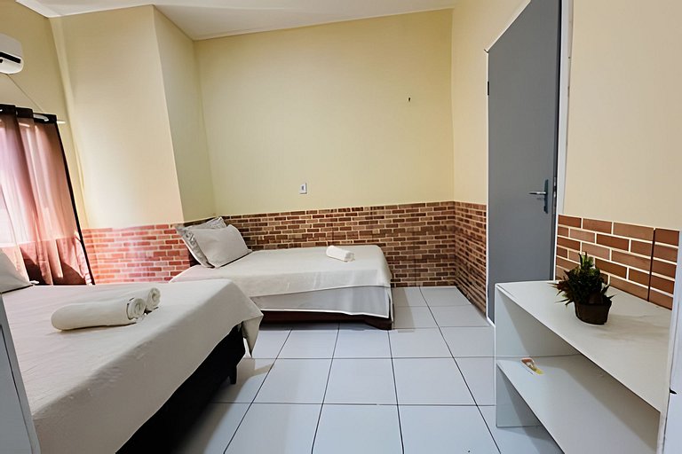 Pousada Caminho das Águas, Quarto com duas camas (1)